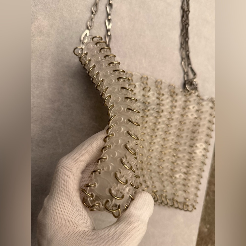 Paco Rabanne 1969 Shoulder Bag in Transparent - Picture 10 of 16